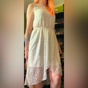 As u wish size large white lace dress